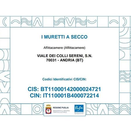 I Muretti A Secco B&B Castel Del Monte  Exterior foto