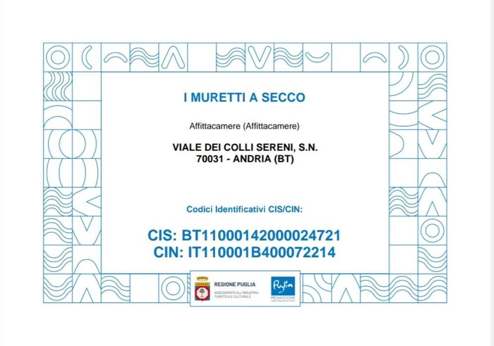 I Muretti A Secco B&B Castel Del Monte  Exterior foto